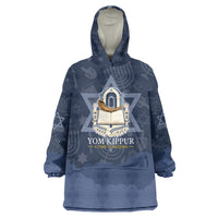 Yom Kippur Gates Of Return Wearable Blanket Hoodie Jewish High Holy Day Shofar Tallit Star Of David