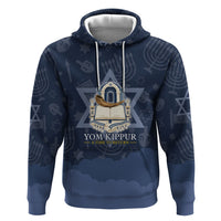 Yom Kippur Gates Of Return Zip Hoodie Jewish High Holy Day Shofar Tallit Star Of David