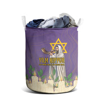 Yom Kippur Laundry Basket Shofar Blowing Jewish High Holy Day Tallit Star Of David