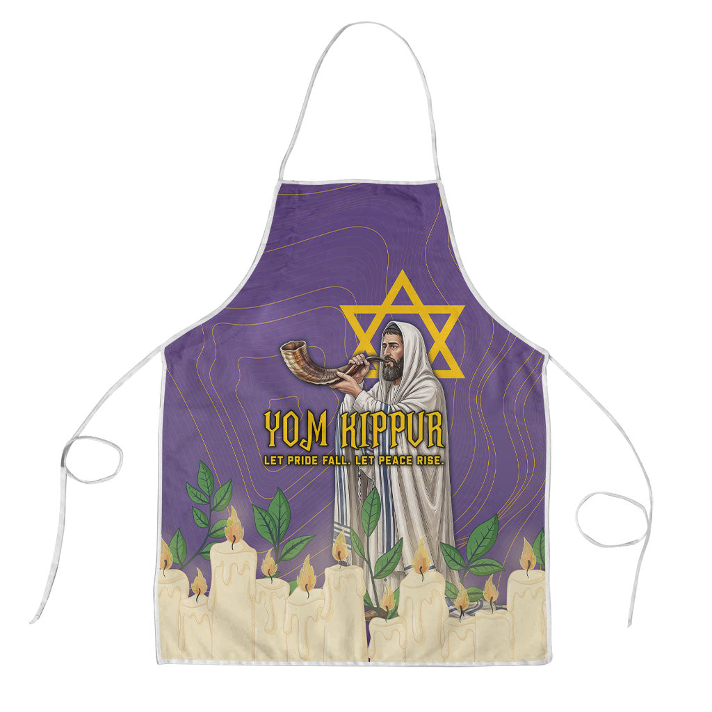 Yom Kippur Apron Shofar Blowing Jewish High Holy Day Tallit Star Of David