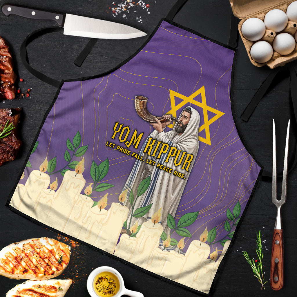 Yom Kippur Apron Shofar Blowing Jewish High Holy Day Tallit Star Of David