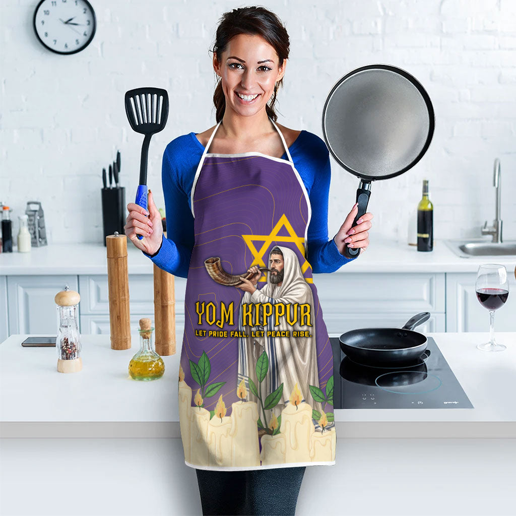 Yom Kippur Apron Shofar Blowing Jewish High Holy Day Tallit Star Of David