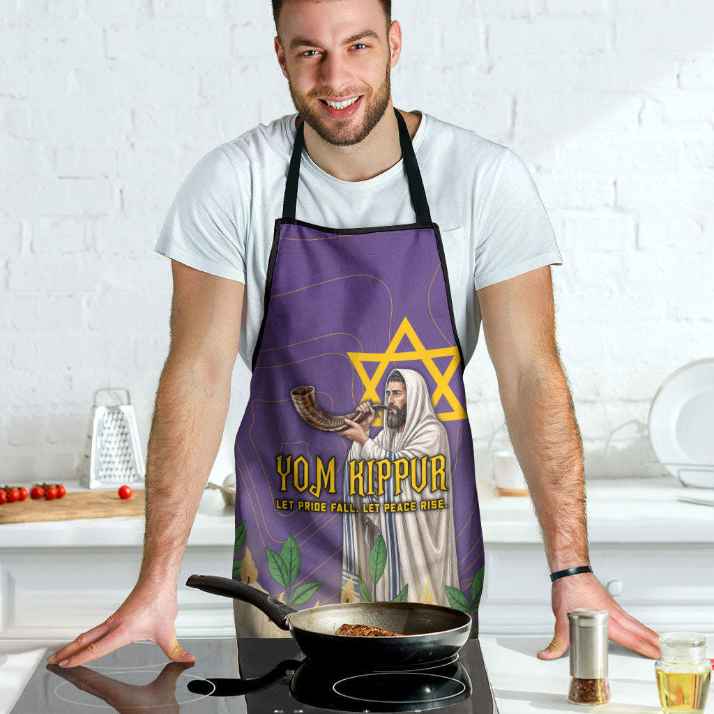 Yom Kippur Apron Shofar Blowing Jewish High Holy Day Tallit Star Of David