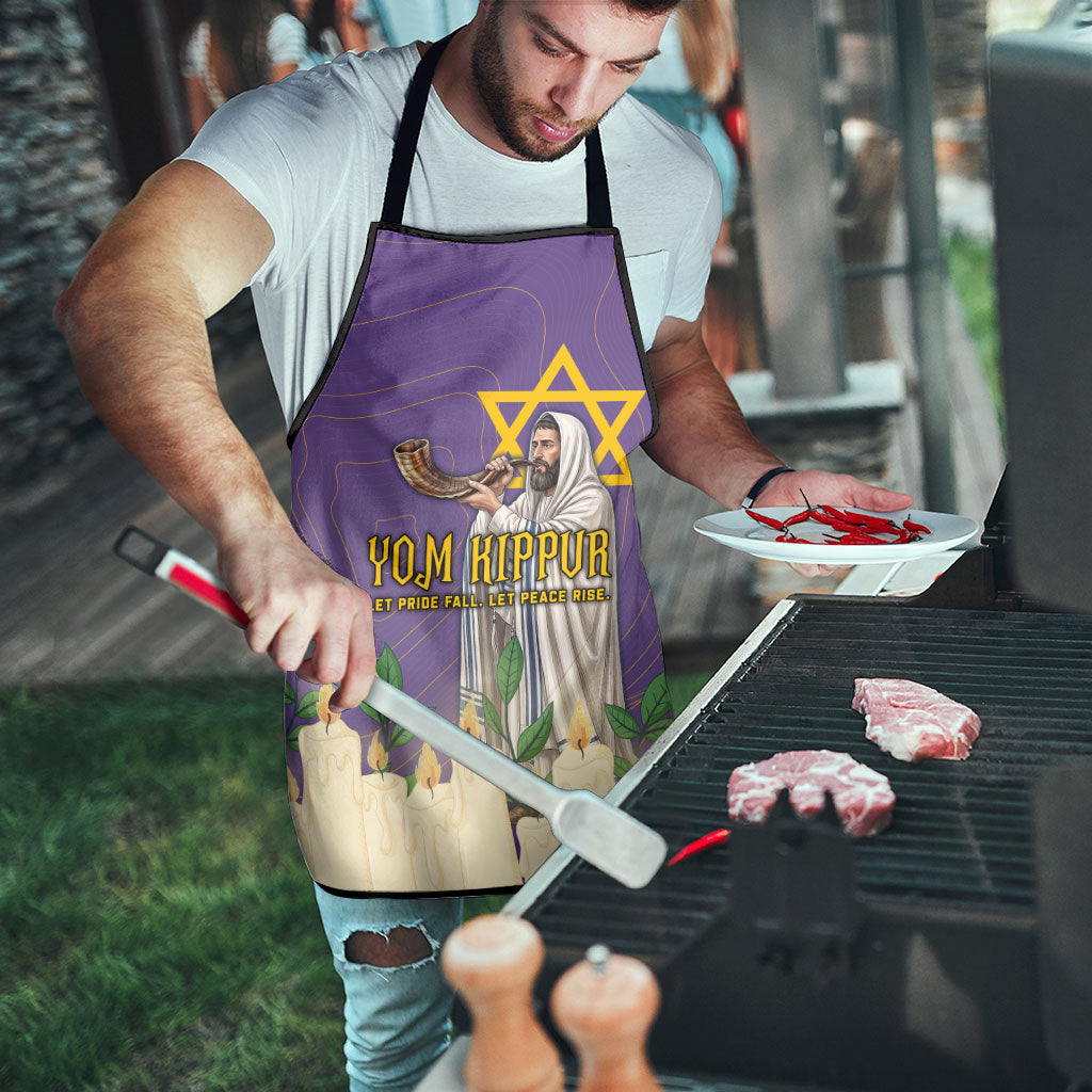 Yom Kippur Apron Shofar Blowing Jewish High Holy Day Tallit Star Of David
