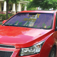 Yom Kippur Auto Sun Shade Shofar Blowing Jewish High Holy Day Tallit Star Of David