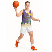 Yom Kippur Basketball Jersey Shofar Blowing Jewish High Holy Day Tallit Star Of David