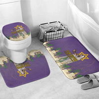 Yom Kippur Bathroom Set Shofar Blowing Jewish High Holy Day Tallit Star Of David
