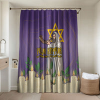 Yom Kippur Bathroom Set Shofar Blowing Jewish High Holy Day Tallit Star Of David
