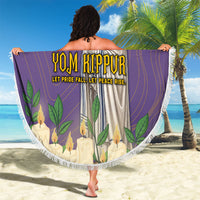 Yom Kippur Beach Blanket Shofar Blowing Jewish High Holy Day Tallit Star Of David