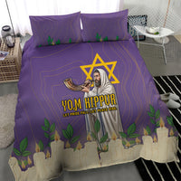 Yom Kippur Bedding Set Shofar Blowing Jewish High Holy Day Tallit Star Of David