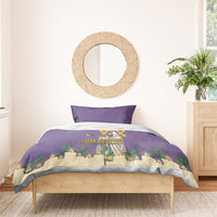 Yom Kippur Bedding Set Shofar Blowing Jewish High Holy Day Tallit Star Of David