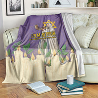 Yom Kippur Blanket Shofar Blowing Jewish High Holy Day Tallit Star Of David
