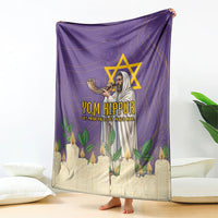 Yom Kippur Blanket Shofar Blowing Jewish High Holy Day Tallit Star Of David