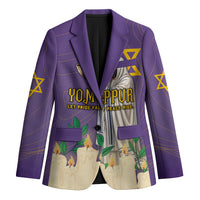 Yom Kippur Blazer Shofar Blowing Jewish High Holy Day Tallit Star Of David