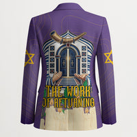 Yom Kippur Blazer Shofar Blowing Jewish High Holy Day Tallit Star Of David
