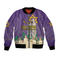 Yom Kippur Bomber Jacket Shofar Blowing Jewish High Holy Day Tallit Star Of David