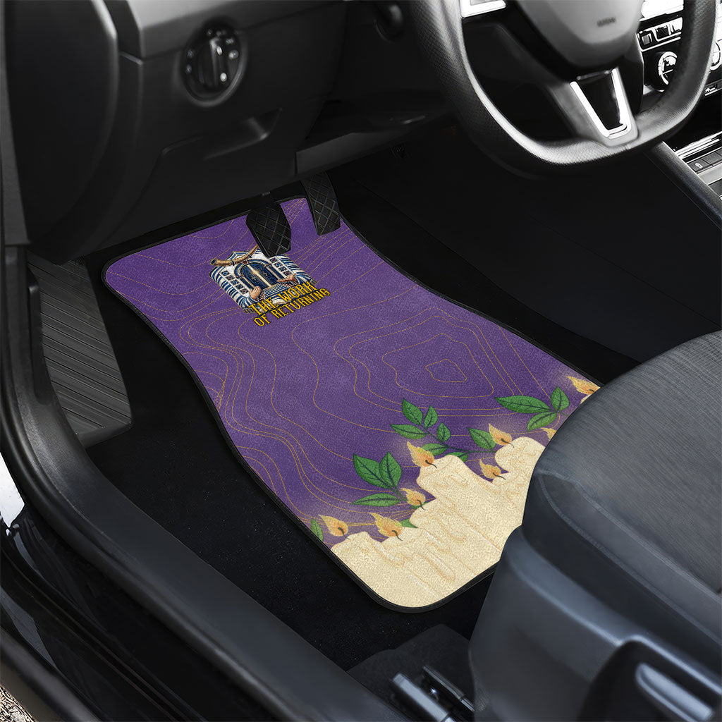 Yom Kippur Car Mats Shofar Blowing Jewish High Holy Day Tallit Star Of David