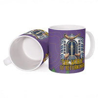 Yom Kippur Ceramic Mug Shofar Blowing Jewish High Holy Day Tallit Star Of David