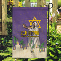 Yom Kippur Garden Flag Shofar Blowing Jewish High Holy Day Tallit Star Of David