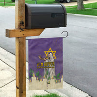 Yom Kippur Garden Flag Shofar Blowing Jewish High Holy Day Tallit Star Of David