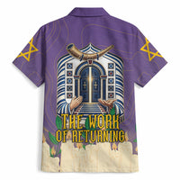 Yom Kippur Hawaiian Shirt Shofar Blowing Jewish High Holy Day Tallit Star Of David