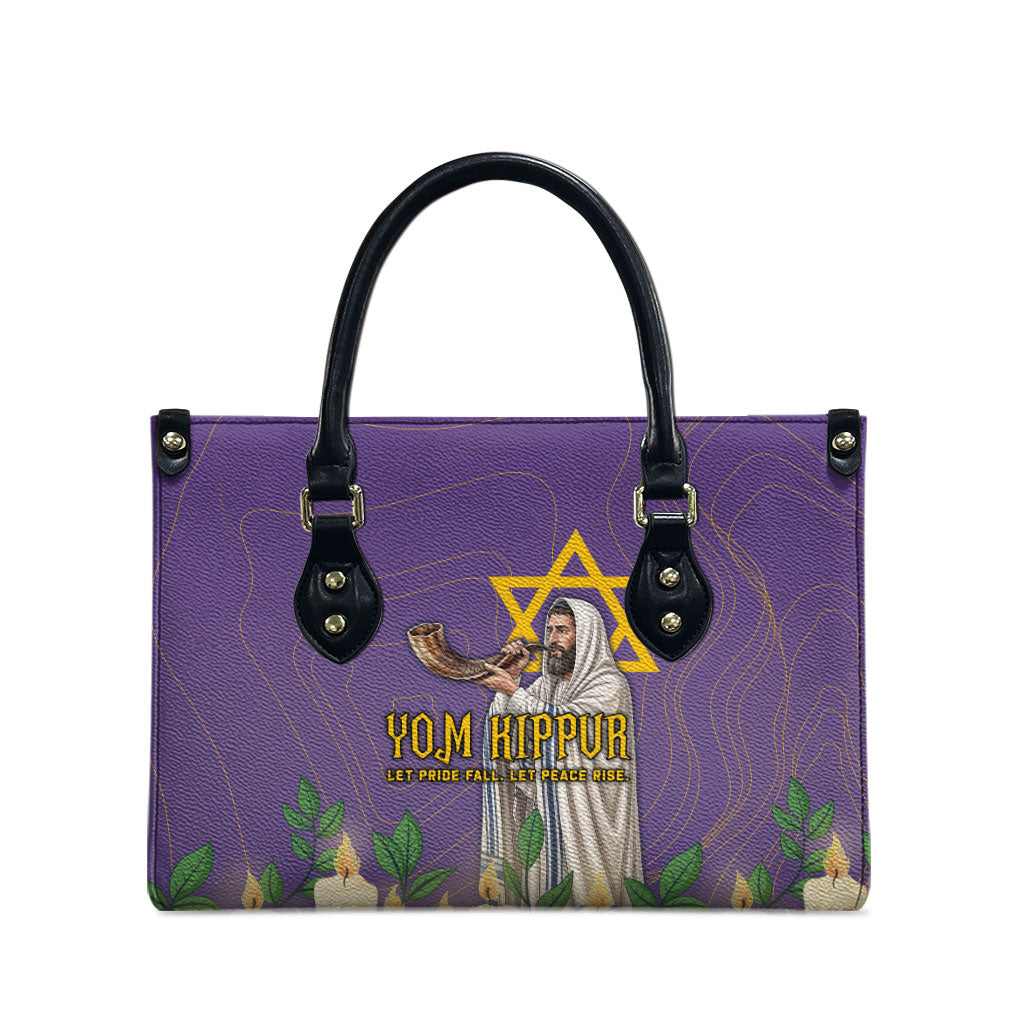 Yom Kippur Leather Bag Shofar Blowing Jewish High Holy Day Tallit Star Of David