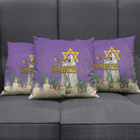 Yom Kippur Pillow Cover Shofar Blowing Jewish High Holy Day Tallit Star Of David