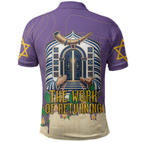 Yom Kippur Polo Shirt Shofar Blowing Jewish High Holy Day Tallit Star Of David