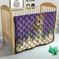 Yom Kippur Quilt Shofar Blowing Jewish High Holy Day Tallit Star Of David