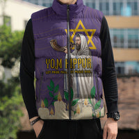 Yom Kippur Sleeveless Puffer Jacket Shofar Blowing Jewish High Holy Day Tallit Star Of David
