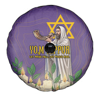 Yom Kippur Spare Tire Cover Shofar Blowing Jewish High Holy Day Tallit Star Of David
