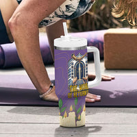 Yom Kippur Tumbler With Handle Shofar Blowing Jewish High Holy Day Tallit Star Of David