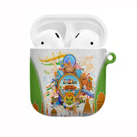 India Independence Day AirPods Case Indian Landmark Peacock Mandala Cultural Heritage