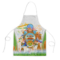 India Independence Day Apron Indian Landmark Peacock Mandala Cultural Heritage