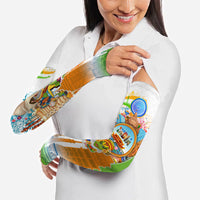 India Independence Day Arm Sleeves Indian Landmark Peacock Mandala Cultural Heritage