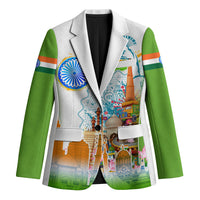 India Independence Day Blazer Indian Landmark Peacock Mandala Cultural Heritage