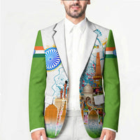India Independence Day Blazer Indian Landmark Peacock Mandala Cultural Heritage
