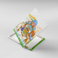 India Independence Day Canvas Wall Art Indian Landmark Peacock Mandala Cultural Heritage