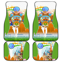 India Independence Day Car Mats Indian Landmark Peacock Mandala Cultural Heritage