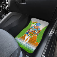 India Independence Day Car Mats Indian Landmark Peacock Mandala Cultural Heritage