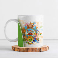India Independence Day Ceramic Mug Indian Landmark Peacock Mandala Cultural Heritage