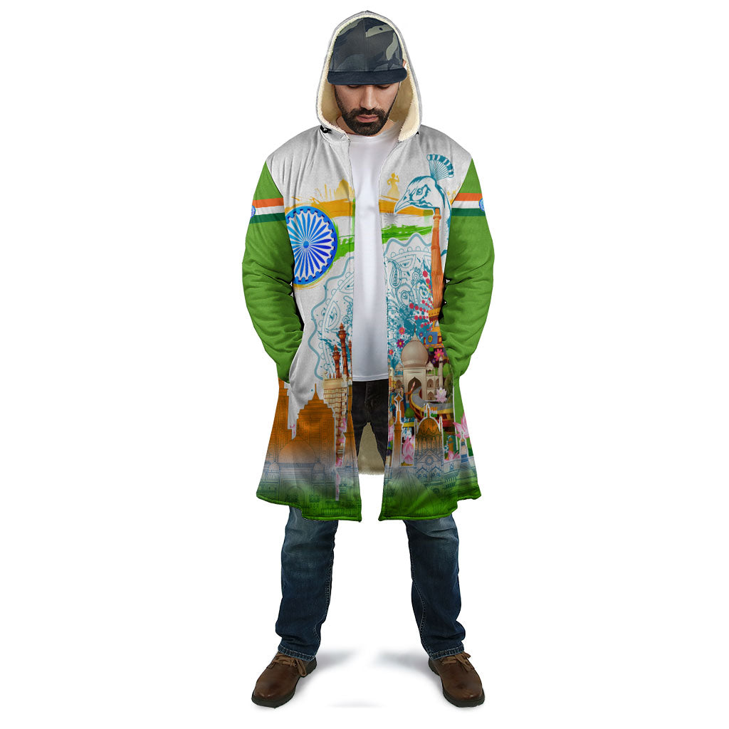 India Independence Day Cloak Indian Landmark Peacock Mandala Cultural Heritage