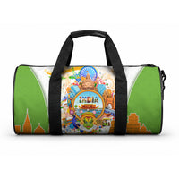 India Independence Day Duffle Bag Indian Landmark Peacock Mandala Cultural Heritage