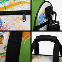 India Independence Day Duffle Bag Indian Landmark Peacock Mandala Cultural Heritage