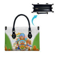 India Independence Day Leather Bag Indian Landmark Peacock Mandala Cultural Heritage