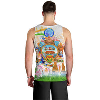 India Independence Day Men Tank Top Indian Landmark Peacock Mandala Cultural Heritage