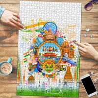India Independence Day Puzzle Indian Landmark Peacock Mandala Cultural Heritage