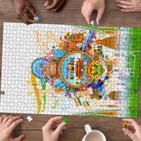 India Independence Day Puzzle Indian Landmark Peacock Mandala Cultural Heritage