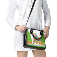 India Independence Day Shoulder Handbag Indian Landmark Peacock Mandala Cultural Heritage