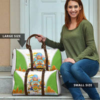 India Independence Day Travel Bag Indian Landmark Peacock Mandala Cultural Heritage